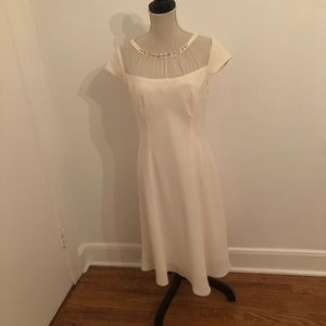 Evan Picone cream colored s/s dress  10